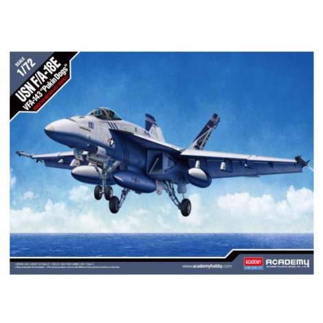 Model Kit letadlo 12547 - USN F / A-18E VFA-143 "PUKIN DOGS" (1:72)