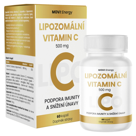 MOVit Energy Lipozomální Vitamin C 500 mg 60 kapslí