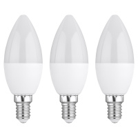 Livarno home LED žárovky (4,2 W E14 svíčka, 3 kusy, mléčný)