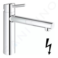 Grohe 31214001 - Dřezová baterie s výsuvnou koncovkou, chrom