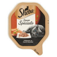 Sheba Sauce Spéciale v hliníkové misce, krůtí guláš a zelenina 22 x 85 g