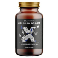 BrainMax Calcium D3 + K2 – Vápník s vitamínem D3 a K2 90 rostlinných kapslí