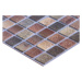 KUPSI-TAPETY D0014 3D obkladový omyvatelný panel PVC obklad mozaika tmavě hnědá velikost 935 x 4