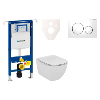 Cenově zvýhodněný závěsný WC set Geberit do lehkých stěn / předstěnová montáž+ WC Ideal Standard