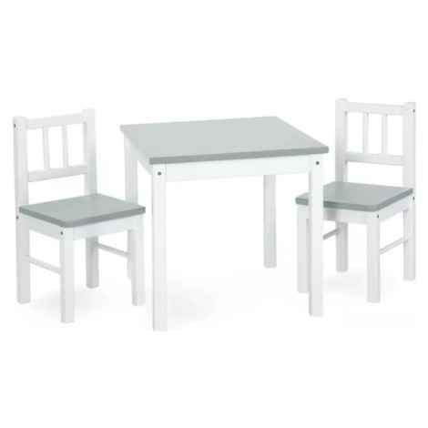Dřevěný dětský stoleček a dvě židličky Klups Joy KLUPŚ