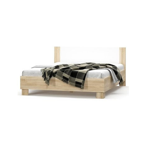 Nejlevnější nábytek Kabir s roštem 160 × 200 cm, dub sonoma/bílá