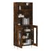 vidaXL Skříň highboard kouřový dub 69,5 x 34 x 180 cm kompozitní dřevo