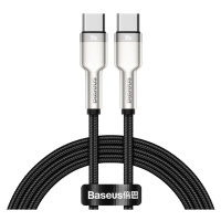 Kabel USB-C na USB-C Baseus Cafule, 100 W, 1 m (černý)