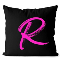 Impar písmeno R, barva iniciály růžová