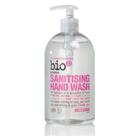 Bio d Tekuté dezinfekční mýdlo na ruce pelargónie 500 ml Bio-D