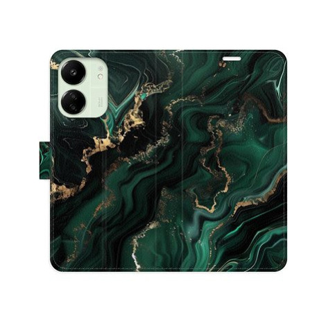 iSaprio Flip pouzdro Emerald 02 pro Xiaomi Redmi 13C