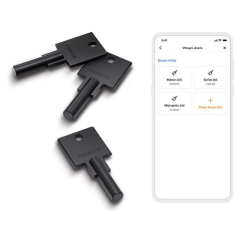 Netatmo Doorlock kit 3 keys Černá