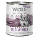 Výhodné balení Wolf of Wilderness "Free-Range Meat" 12 x 800 g - Wild Hills - kachní