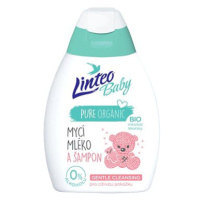 LINTEO BABY Mycí mléko a šampon s BIO měsíčkem lékařským 250 ml