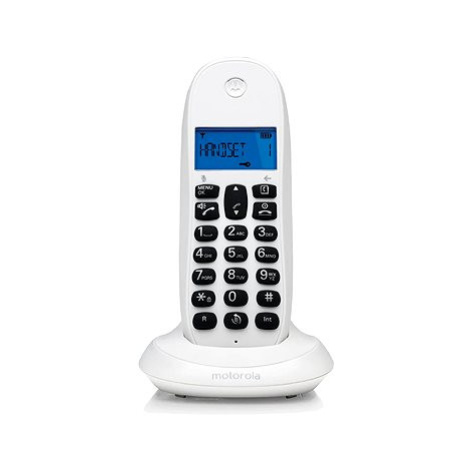 Motorola C1001CB+ White -Call blocking - Hands Free -Backlight Screen