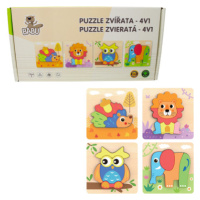 BABU - Puzzle zvířátka 4v1