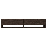 Antracitový TV stolek 141x31x30 cm Arges – Kalune Design