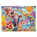 Elephants in the Garden - puzzle z kategorie Umělecké