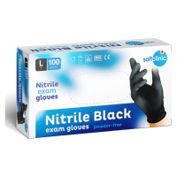 SOFTCLINIC Rukavice Nitril nepudr. černé L 100 ks