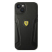 Ferrari FEHCP14MRBUK hard silikonové pouzdro iPhone 14 PLUS 6.7" black Leather Stamp Sides