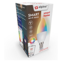 ALPINA Chytrá žárovka LED RGB WIFI bílá + barevná E14ED-225432