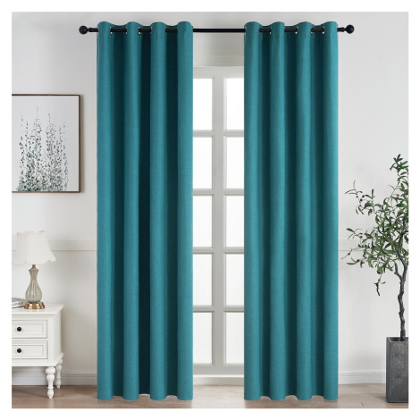 4Home Zatemňovací závěs Monaco petrolejová, 150 x 250 cm