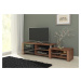 ArtCross TV stolek ORION Barva: Bílá / černý lesk