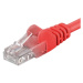 PremiumCord Patch kabel UTP RJ45-RJ45 level 5e, 3m, červená - sputp03R