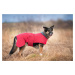 Vsepropejska Servác zateplená bunda pro psa Barva: Červená, Délka zad (cm): 40, Obvod hrudníku: 