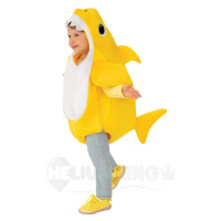 Rubies Dětský kostým pro nejmenší - Baby Shark žlutý Velikost nejmenší: 6 - 12 měsíců
