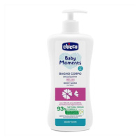 CHICCO Šampon na tělo s dávkovačem Baby Moments Relax 93% přírodních složek 500 ml