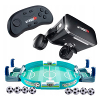 Brýle Vr 3D 360 Stupňů+gamepad V Sadě Se Stolním Fotbálkem