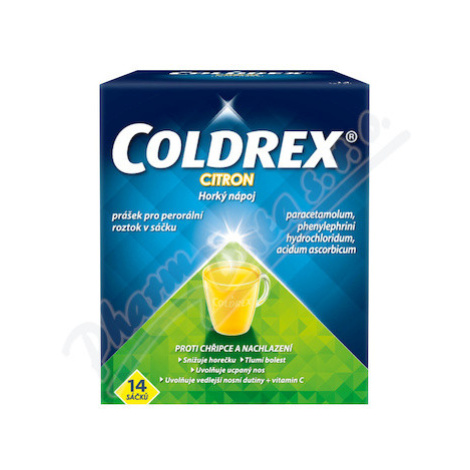 Coldrex Horký nápoj Citron 750/10/60mg scc.14 II