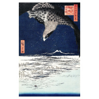 Obrazová reprodukce Japanese hawk (1857), Utagawa Hiroshige, 26.7 × 40 cm