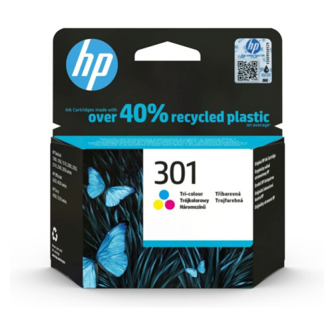 HP 301 originální inkoustová kazeta tříbarevná CH562EE Vícebarevná