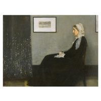 Obrazová reprodukce Arrangement in Grey and Black No.1, James McNeill Whistler, 40 × 30 cm