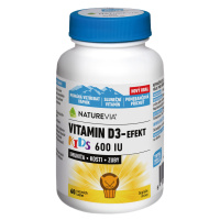 NATUREVIA Vitamin D3-Efekt Kids, cucací tablety 60 ks