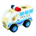 Bino Dřevěné auto Policie, modrá