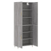 vidaXL Skříň highboard šedá sonoma 69,5 x 34 x 180 cm kompozitní dřevo