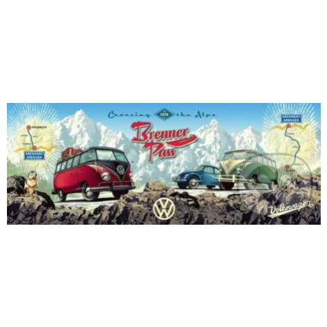 Přes Alpy s VW - puzzle z kategorie Auto-moto RAVENSBURGER