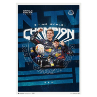 Umělecký tisk Oracle Red Bull Racing - Max Verstappen - 2023 F1® World Drivers' Champion, Automo