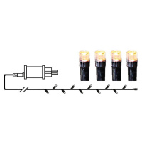 Venkovní světelný LED řetěz délka 18 m Star Trading Microled - černý