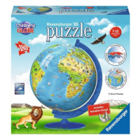Ravensburger 12338 puzzleball dětský globus (anglický) 180 dílků
