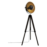 DekorStyle Stojací lampa Lahti 156,5 cm černá