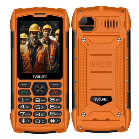 EVOLVEO StrongPhone H1, vodotěsný odolný Dual SIM telefon, oranžová