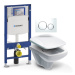 Geberit - Set Duofix (modul, Sigma 20 bilá/chrom, Nova Pro klozet + sedátko) B4F