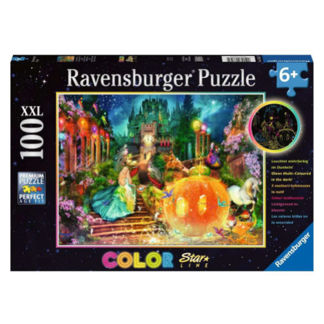 RAVENSBURGER Svítící puzzle Popelka XXL 100 dílků 151919