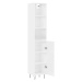 vidaXL Skříň highboard bílá s vysokým leskem 34,5x34x180 cm kompozit