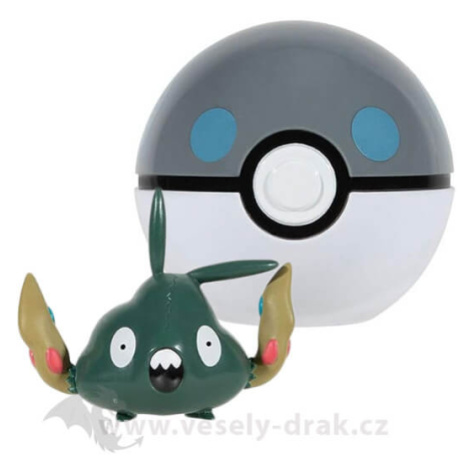 Pokémon figurka Clip and Go Heavy Ball - Trubbish