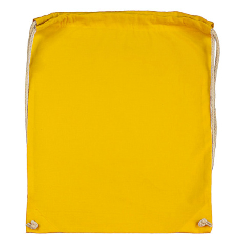 Bavlněný batoh k domalování - barva žlutá PRIMO